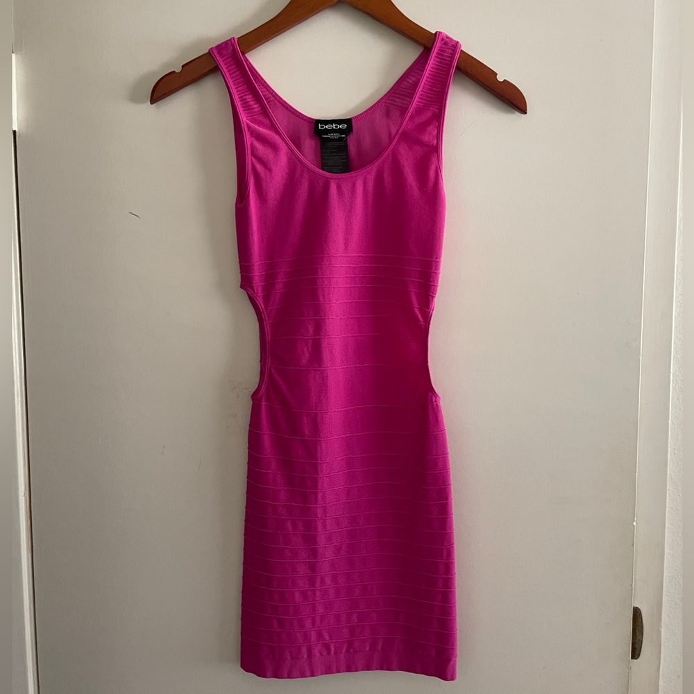 Pink mini dress